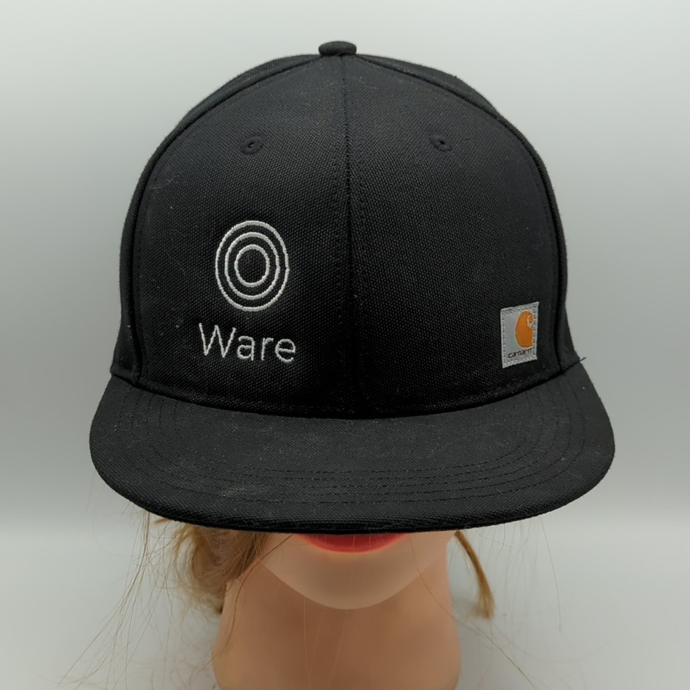 Ware Ceramic Studio x Carhart Hat Cap Snapback Canvas Cotton Black OSFA
